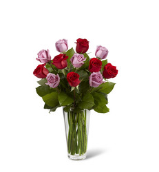 The FTD Red and Lavender Rose Bouquet from Backstage Florist in Richardson, Texas